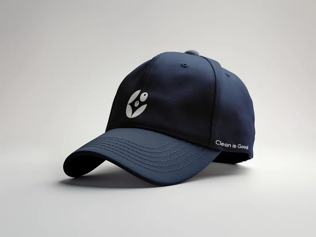 Gorra con el isotipo de Clean is Good